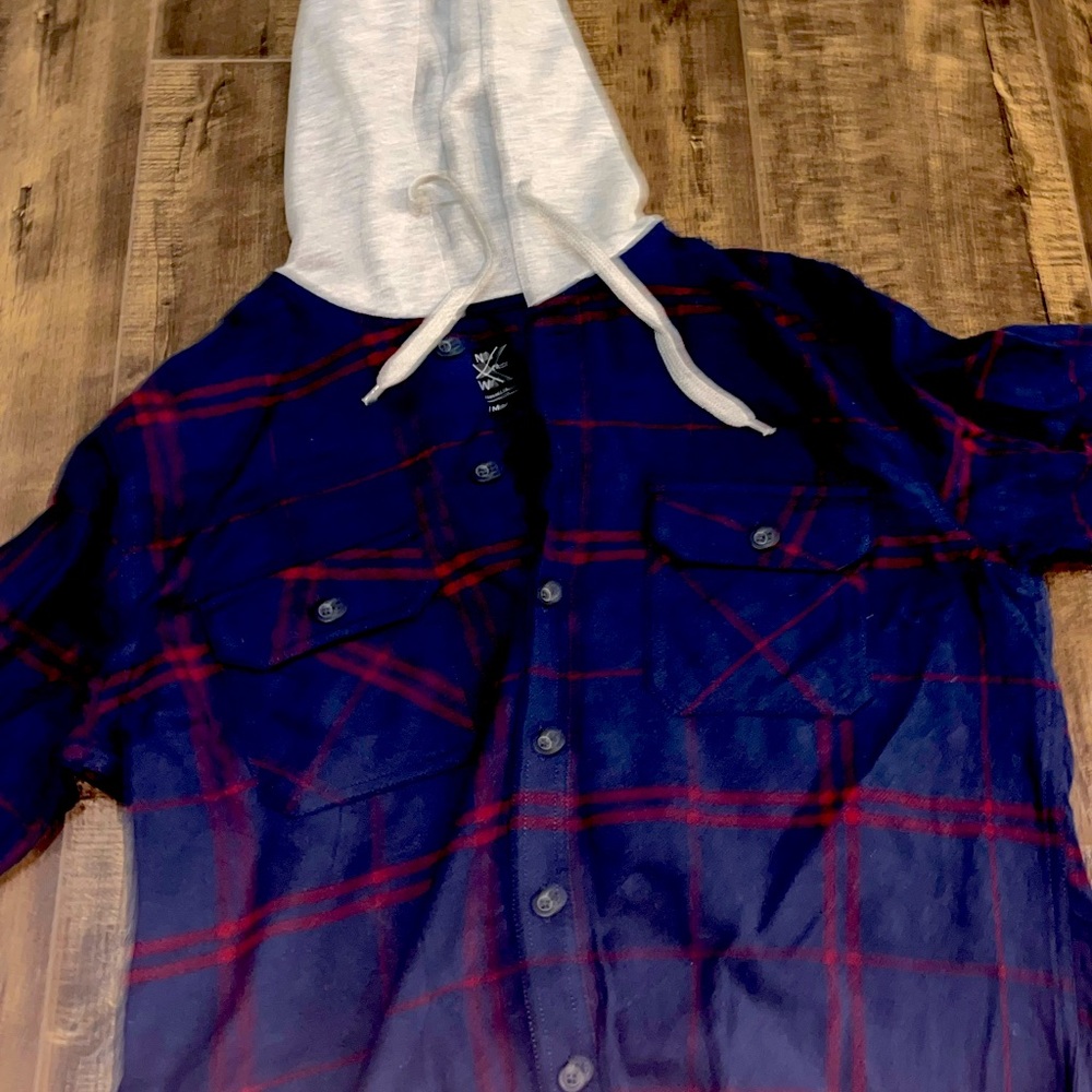 Mens Shirt Type Hoodie For winter wear or Casual